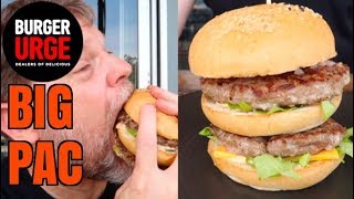 Burger Urge BIG PAC Burger Review - Trying Alpaca Meat for the First Time