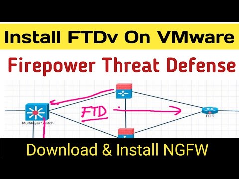 Day-01 | How to Install CISCO FTD on VMWare | Cisco Firepower Tutorial