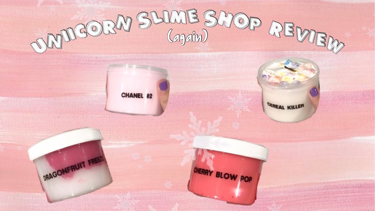 uniicorn slime shop review || number 2!!!
