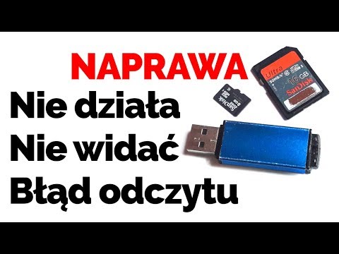 Jak naprawić Pendrive lub kartę SD Naprawa pendrive karta SD Komputer nie widzi pendrive dysku