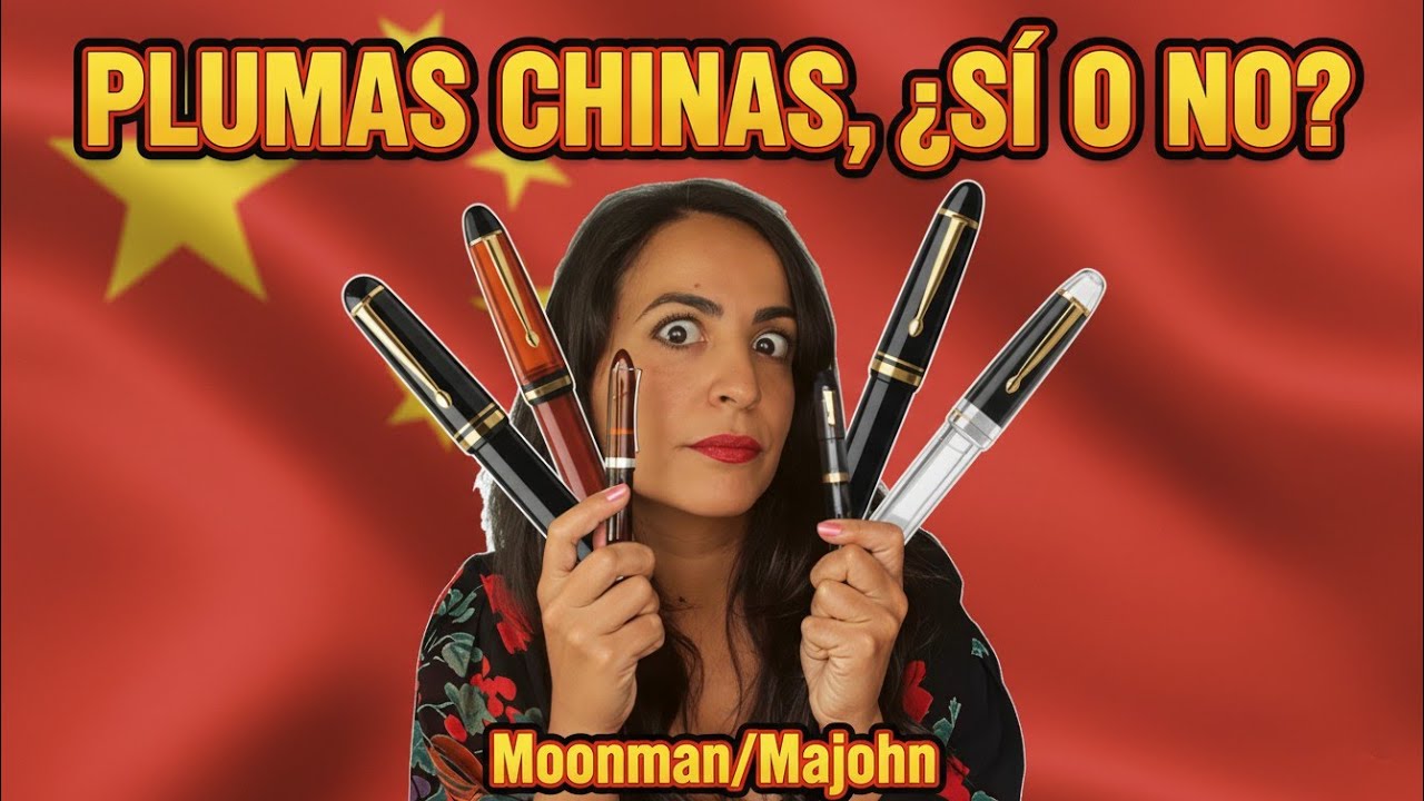 🖋️  PLUMAS CHINAS que COPIAN a Montblanc y Omas. ¿SÍ o NO? ¡Pongo 4 Majohn/Moonman a prueba!