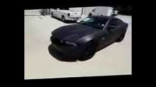 15 2011 Mustang GT 5 0 Flat Black Vehicle Wrap