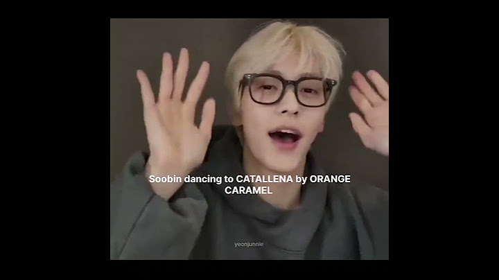 Soobin dancing to CATALLENA by ORANGE CARAMEL