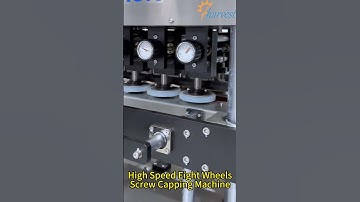 High Speed Plastic Round Bottle 8-Wheel Capping Machine for Food & Cosmetic Packaging