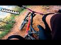 Caí treinando no downhill !