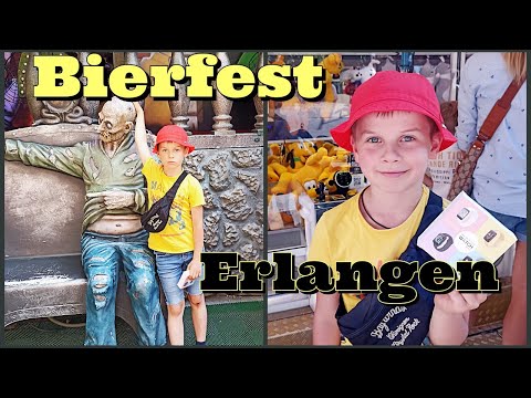 Видео: Пивной фестиваль в Эрлангене: Bergkirchweih