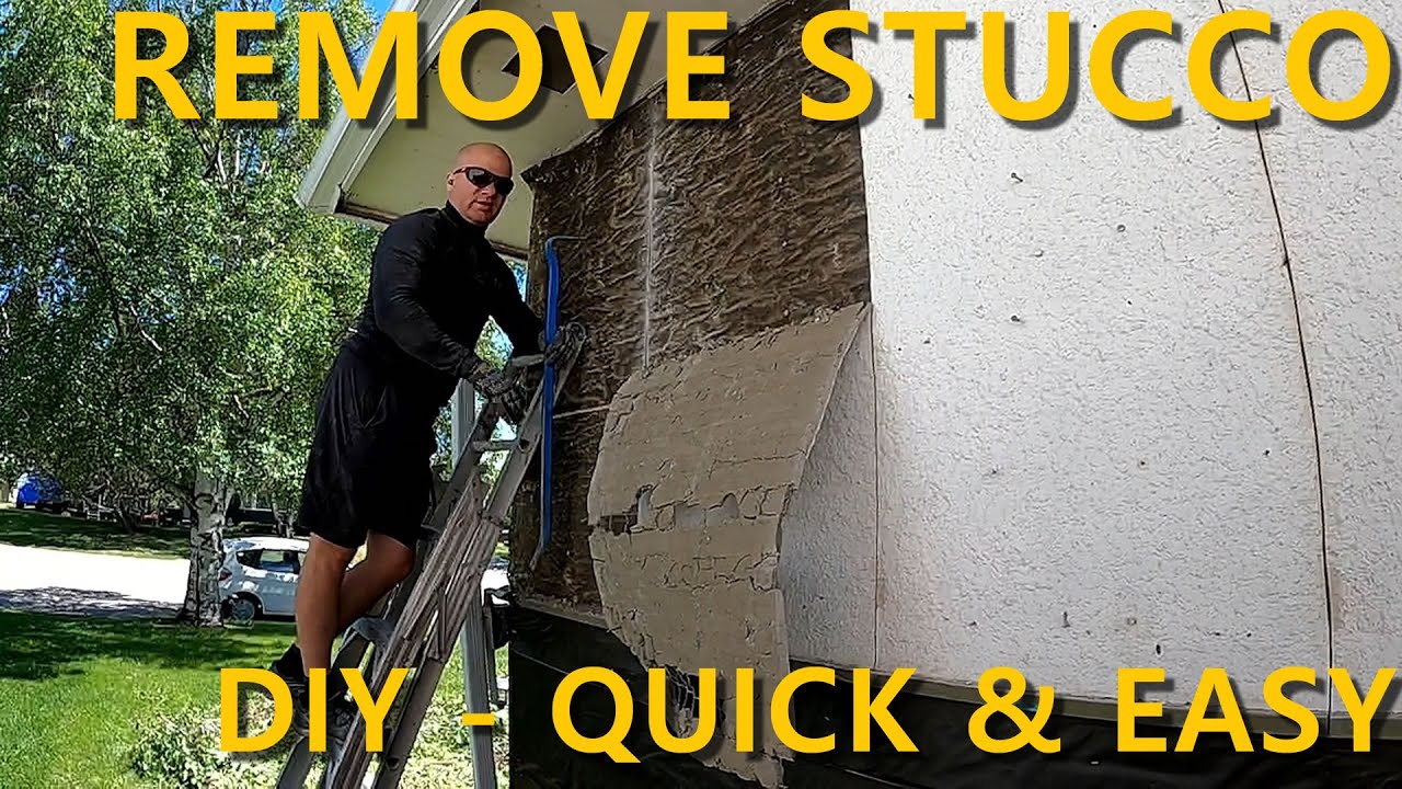 How To Remove Stucco - Diy