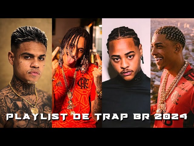 PLAYLIST DE TRAP BR 2024 - MC CABELINHO, ORUAM, TZ DA CORO, MC POZE - AS MELHORES 2023 #trapbr class=