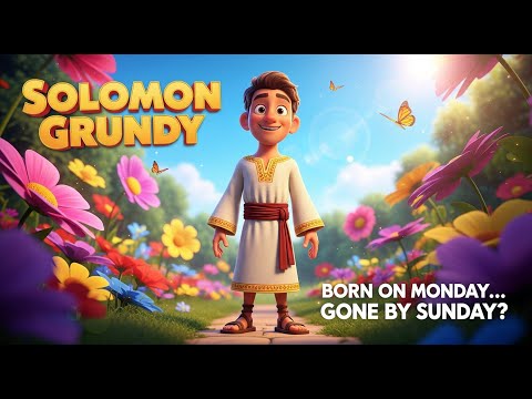 Solomon Grundy (Born on a Monday) | Days of the Week Song 📅