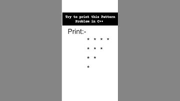 Try to print this pattern Problem in C++ using loop. #viral #shorts #youtubeshorts #trending #tech