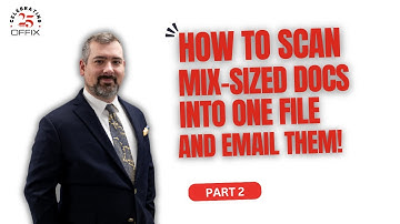 How to Scan Mixed-Sized Documents into One File and Email It Effortlessly: Part 2