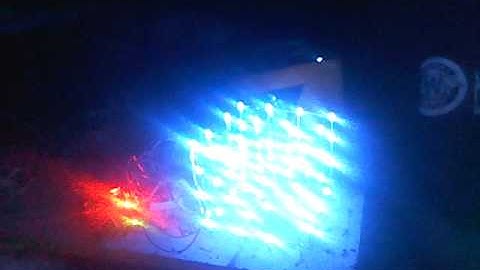 4x4x4 Led Cube Matrix - Work in Progress