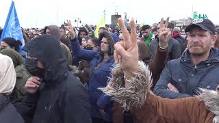 Li Hesekê li dijî dagirkerî û komkujiyan çalakî hat lidarxistin