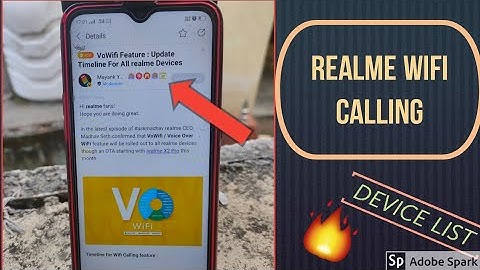 WIFi calling for Realme devices | Realme voWifi Device list 🔥🔥