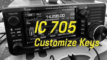 IC-705 Customize Keys