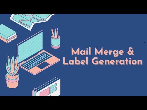 MAIL MERGE & LABEL GENERATION | etech Performance task | Group 4, Grade ...