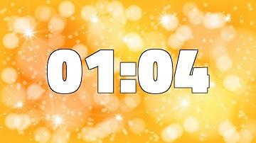 1 MINUTE AND 4 SECONDS TIMER [64 seconds - Yellow Shiny]