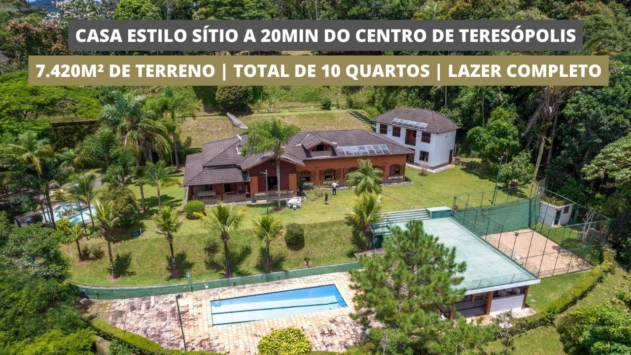 CA0632 | EXCLUSIVA | Casa rústica aconchegante estilo sítio com 7.420m² de terreno vista espetacular