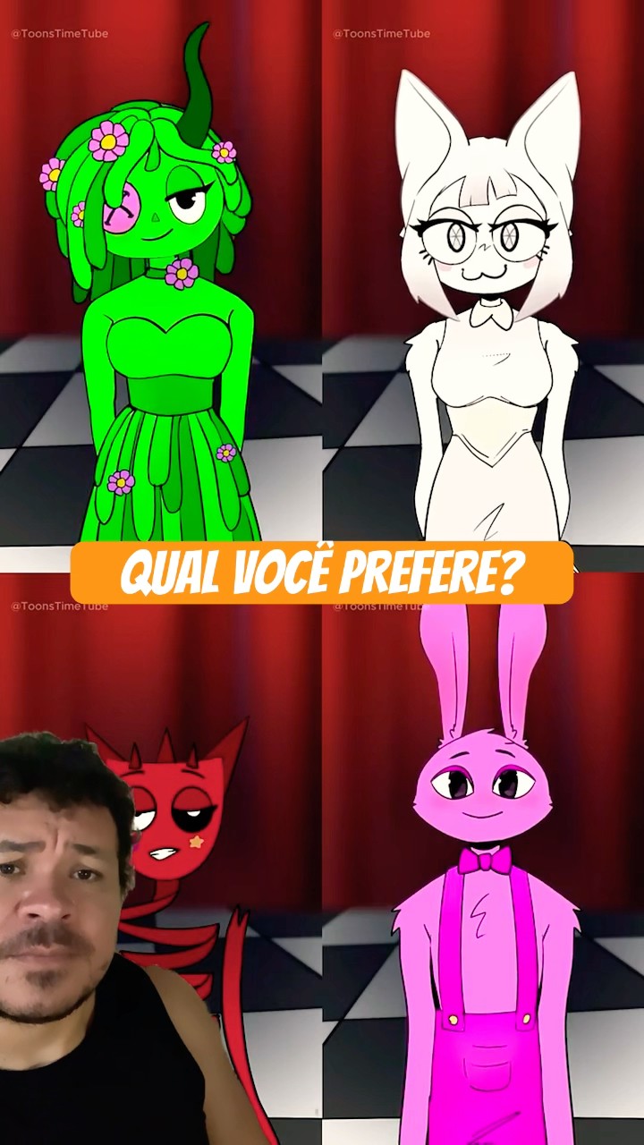 QUAL VOCÊ PREFERE? #mayumigames #sprunki #shortsvideo #youtubeshorts