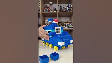 Thumbnail of Finally broke, I'll make two Lego police cars, one for each #lego #shorts