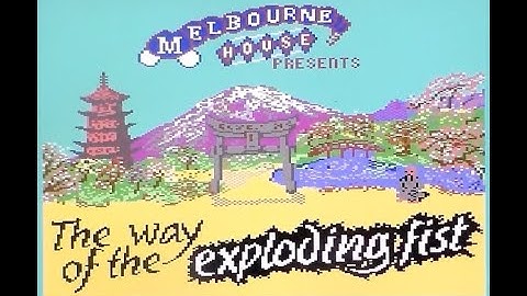 The Way Of The Exploding Fist - Commodore 64 Vs Amstrad CPC