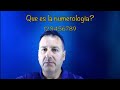 Que es la numerologia?