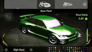 NFS Underground 2 Lexus IS300 Customization