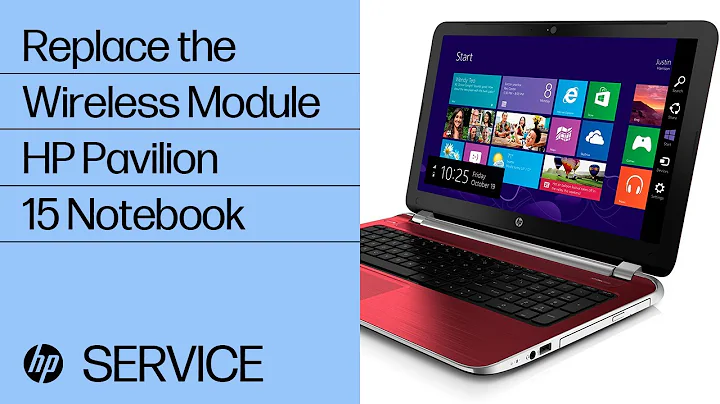 Replace the Wireless Module | HP Pavilion 15 Notebook | HP
