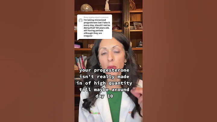 We try to match your cycle and give #progesterone mostly during the #lutealphase in #perimenopause