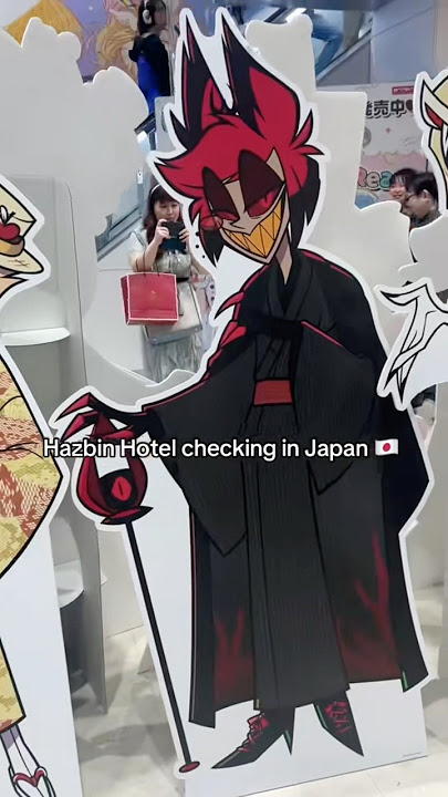 I didn’t know Japanese people liked hazbin 🧐 #hazbinhotel #hazbinhoteledit #hazbin #anime #japan