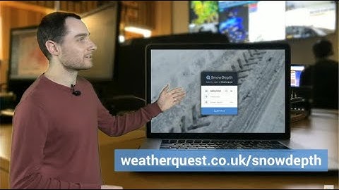 WQ Snow Depth interactive map