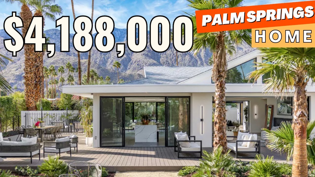 Stunning Luxury 4.2M HOME in Deepwell Estates Palm Springs CA and