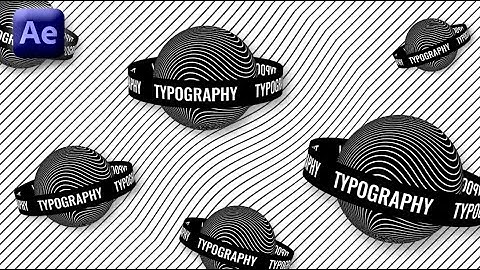 Kinetic Typography Animation in Adobe After Effects - Easy Tutorial - No Plugins