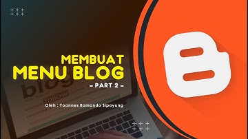 MEMBUAT MENU PADA BLOG