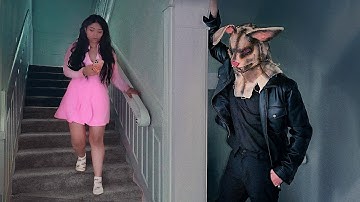 i scared my best friend alex with a halloween mask...