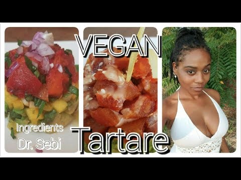 Vegan Ahi Tartare! Dr. Sebi ingredients