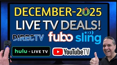 BEST LIVE TV Plan Deals-December 2025🏈❄️☃️