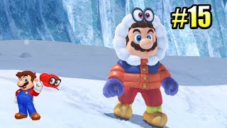 Мульт Super Mario Odyssey Switch прохождение часть 15 Снежное Царство