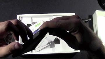 Acer Iconia A510 Unboxoing