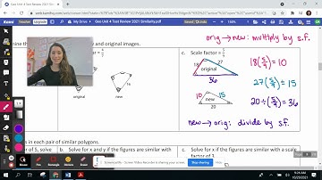Unit 4 Geometry Test Review - Similarity 2021