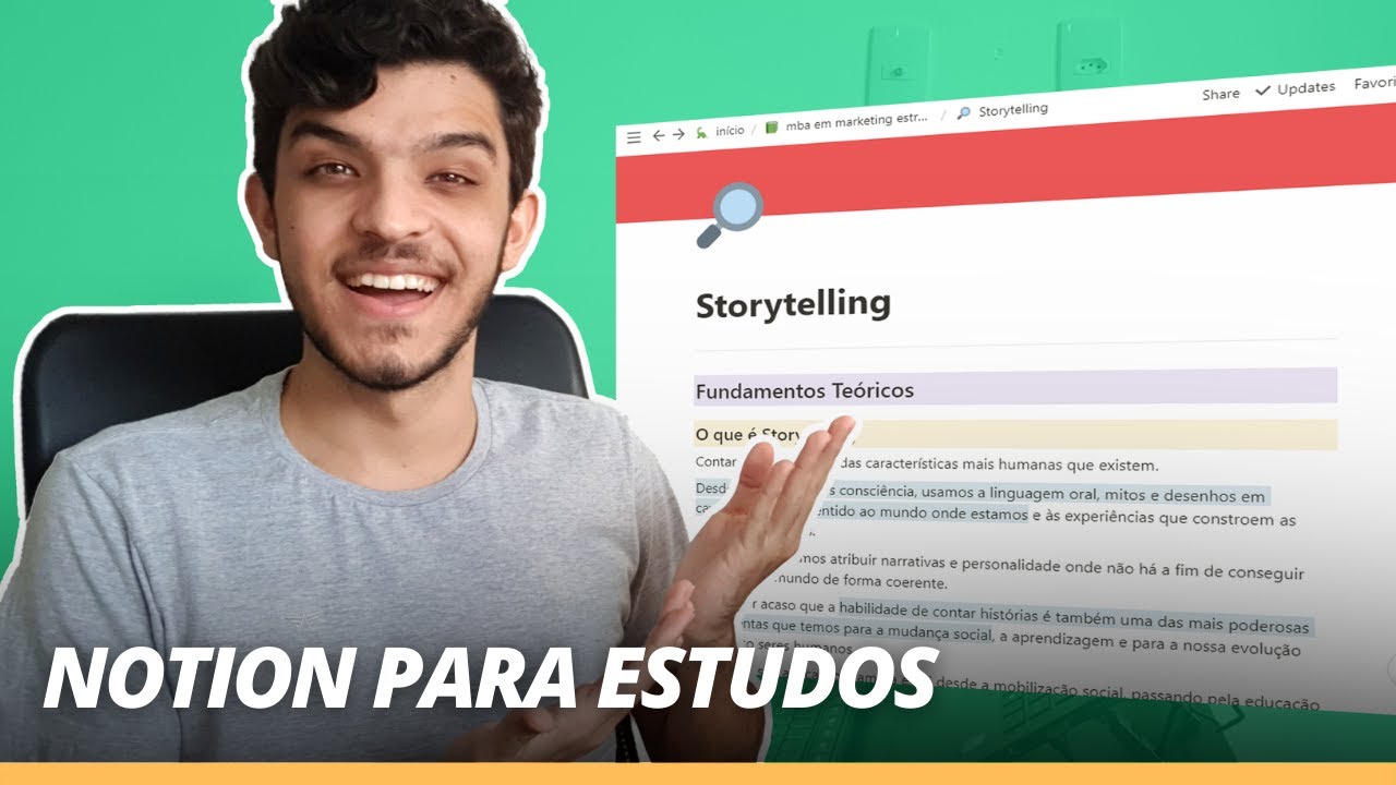 NOTION: COMO ESTOU FAZENDO RESUMOS PELO APP?