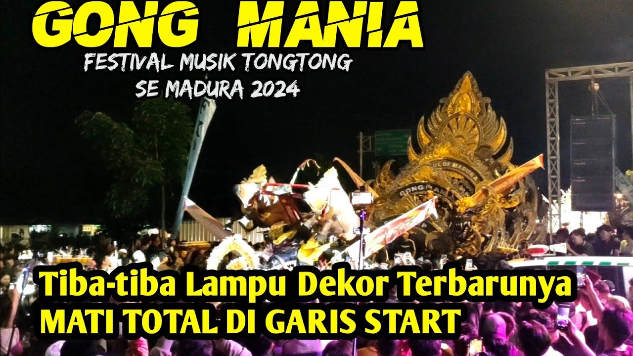 Festival musik tong tong se Madura 2024 Gong Mania