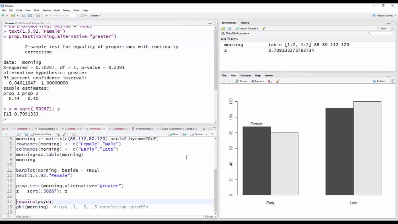 Two Proportion Z test with R - YouTube