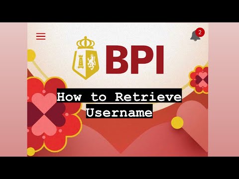 BPI Online Banking | How to Retrieve Username