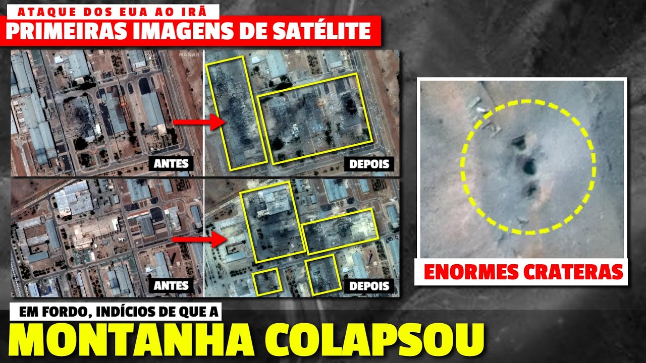 Ataque dos EUA: Imagens indicam COLAPSO em Fordo e DESTRUIÇÃO em Isfahan - O Irã pode se recuperar?