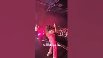 We’ve been asking you guys to sing ‘Fuck It I Love You’ on tour with us… this is how it went