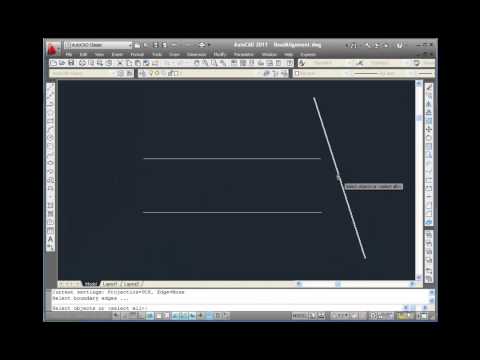 AutoCAD Tutorial - Extend Command