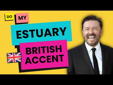 Learn the British Estuary Accent with Ricky Gervais | Pronunciation guide