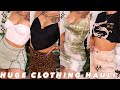 HUGE TRY-ON CLOTHING HAUL! MISSGUIDED, PRETTY LITTLE THING, NASTY GAL, PRINCESS POLLY + MORE
