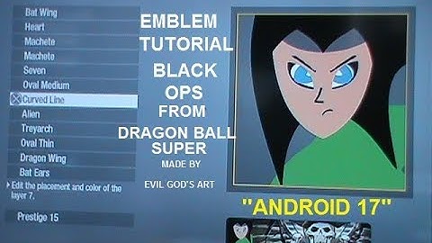 ANDROID 17 EMBLEM TUTORIAL BLACK OPS